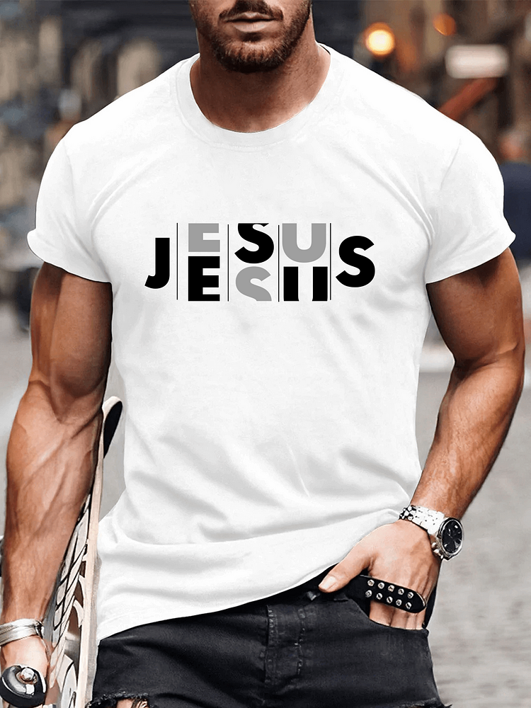 Jesus Men's T-Shirts -4