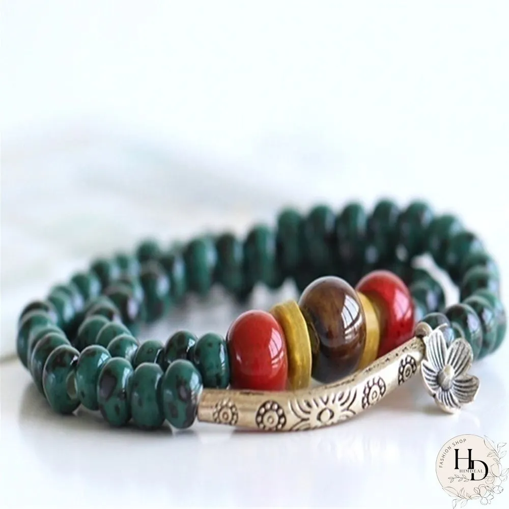 Fashion Jewelry Creative Handmade DIY Ceramic Multi-layer Fashion Accessories Handmade Bracelet