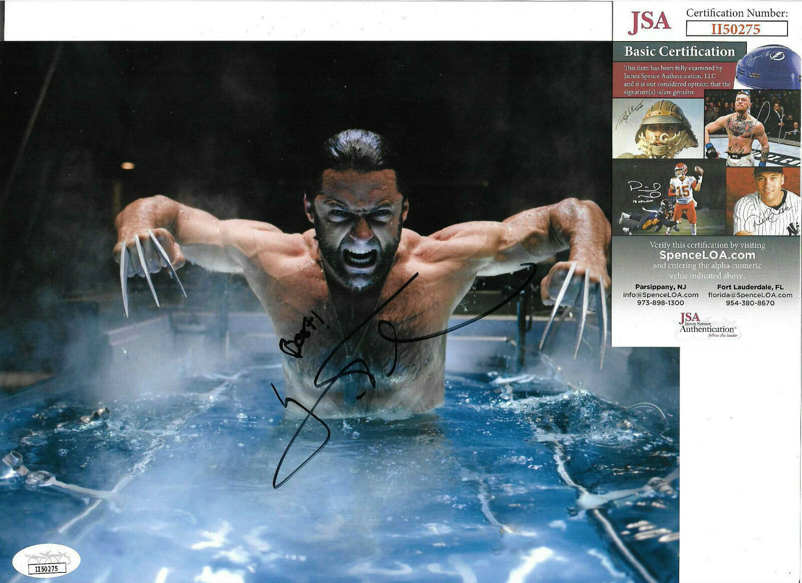 Hugh Jackman Authentic Signed 8x10 Photo Poster painting Autographed, X-Men, Wolverine, JSA COA