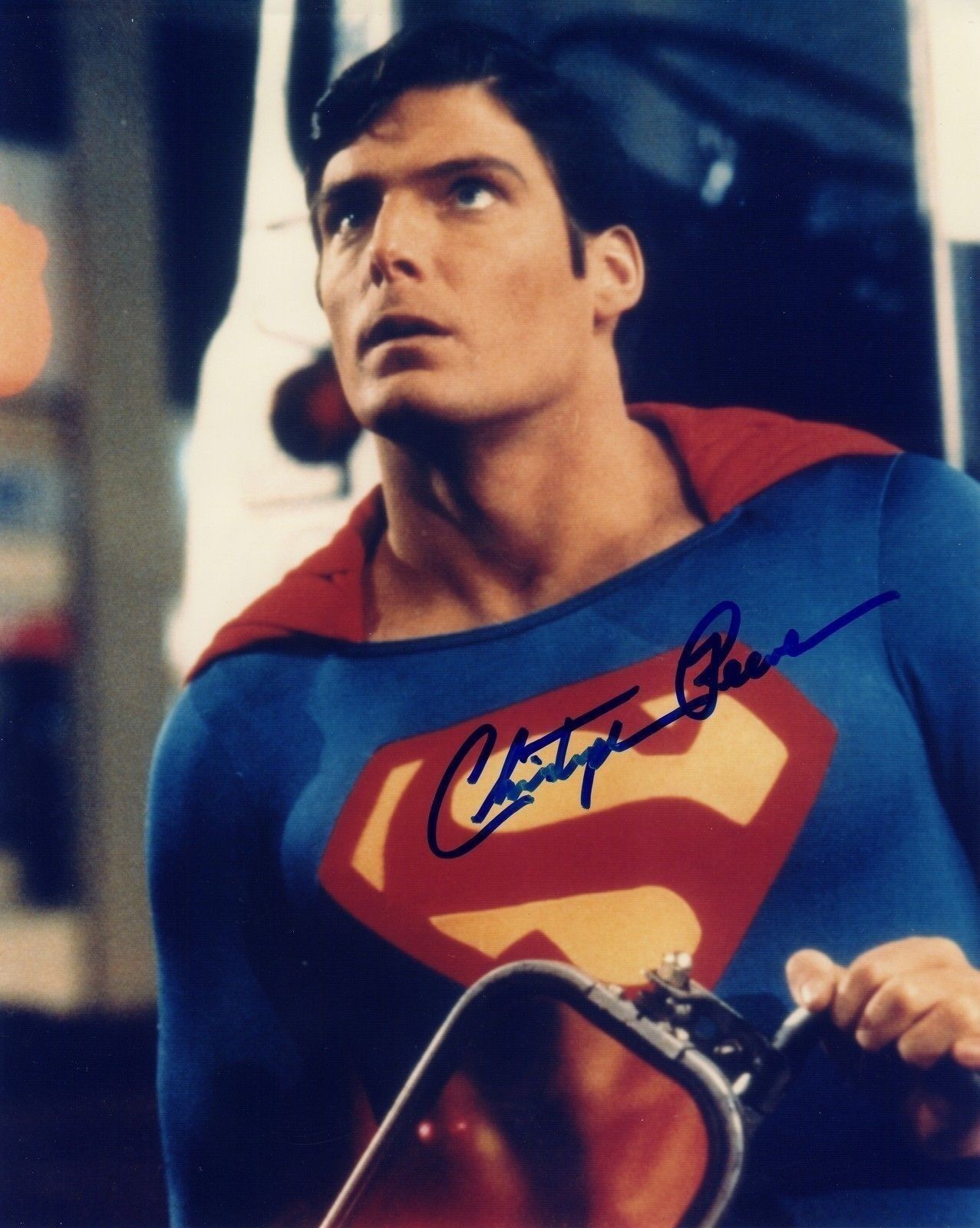 CHRISTOPHER REEVE - SUPERMAN AUTOGRAPH SIGNED PP Photo Poster painting POSTER