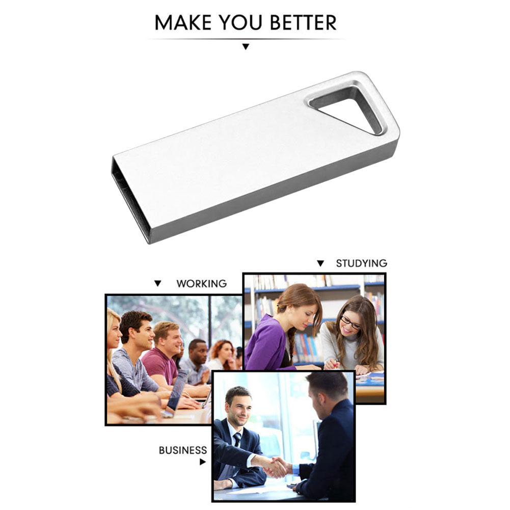 

DS-104 USB Flash Drive U Disk High Speed Mini USB 3.0 Memory Stick Silver, 64g, 501 Original