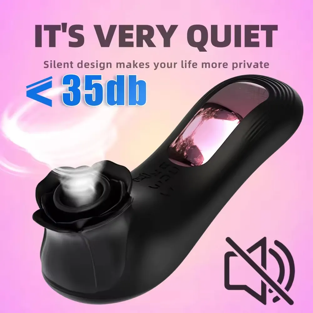 Bloomy Rose - Suction Vibrator With Strong Pulses For Clit And Nipple Pleasure