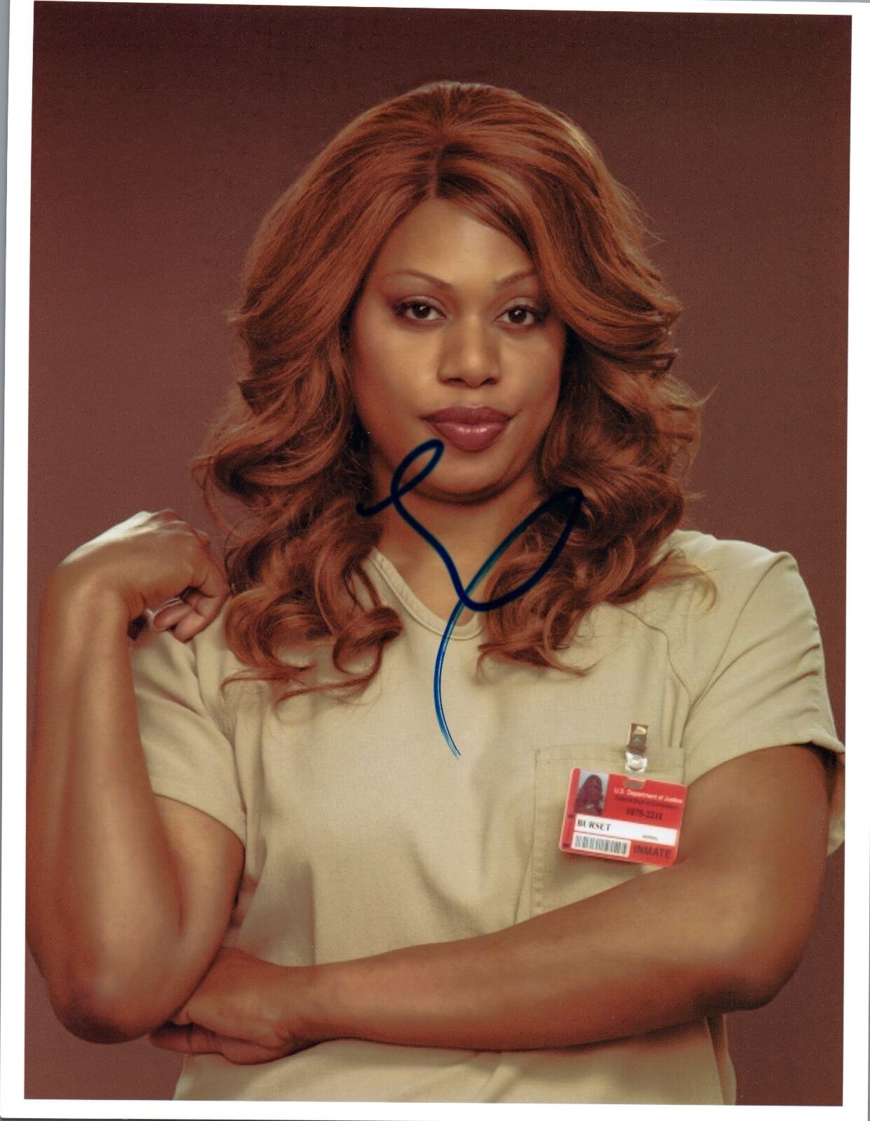 Laverne Cox Signed Autographed 8x10 Photo Poster painting Orange is the New Black COA VD