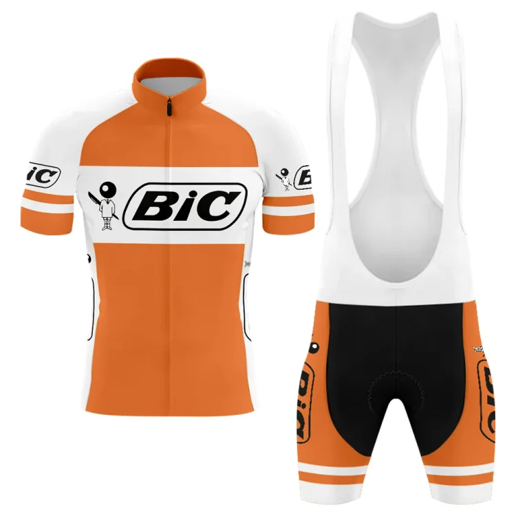 BIC Retro Men's Short Sleeve Cycling Kit