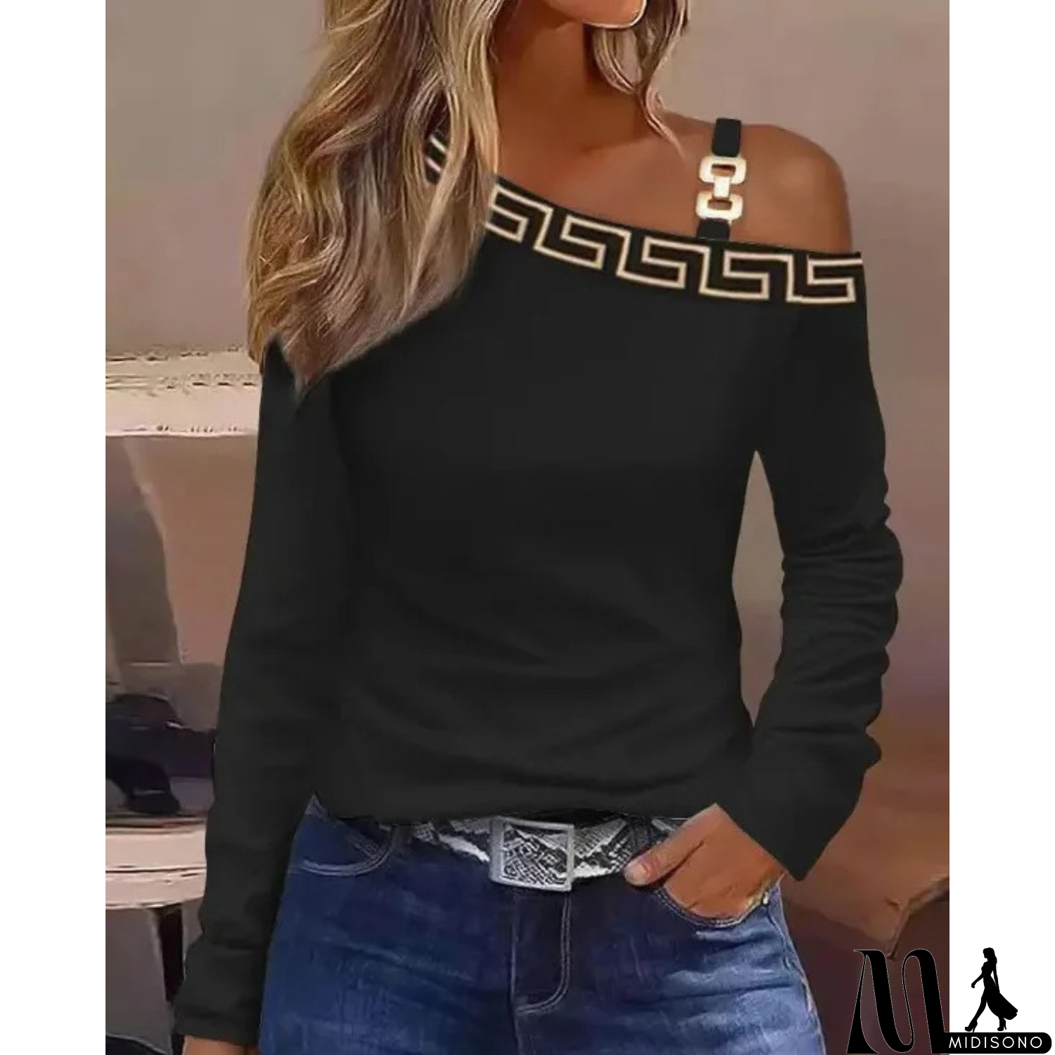 MidiSono - Effortless and Trendy winter Blouse