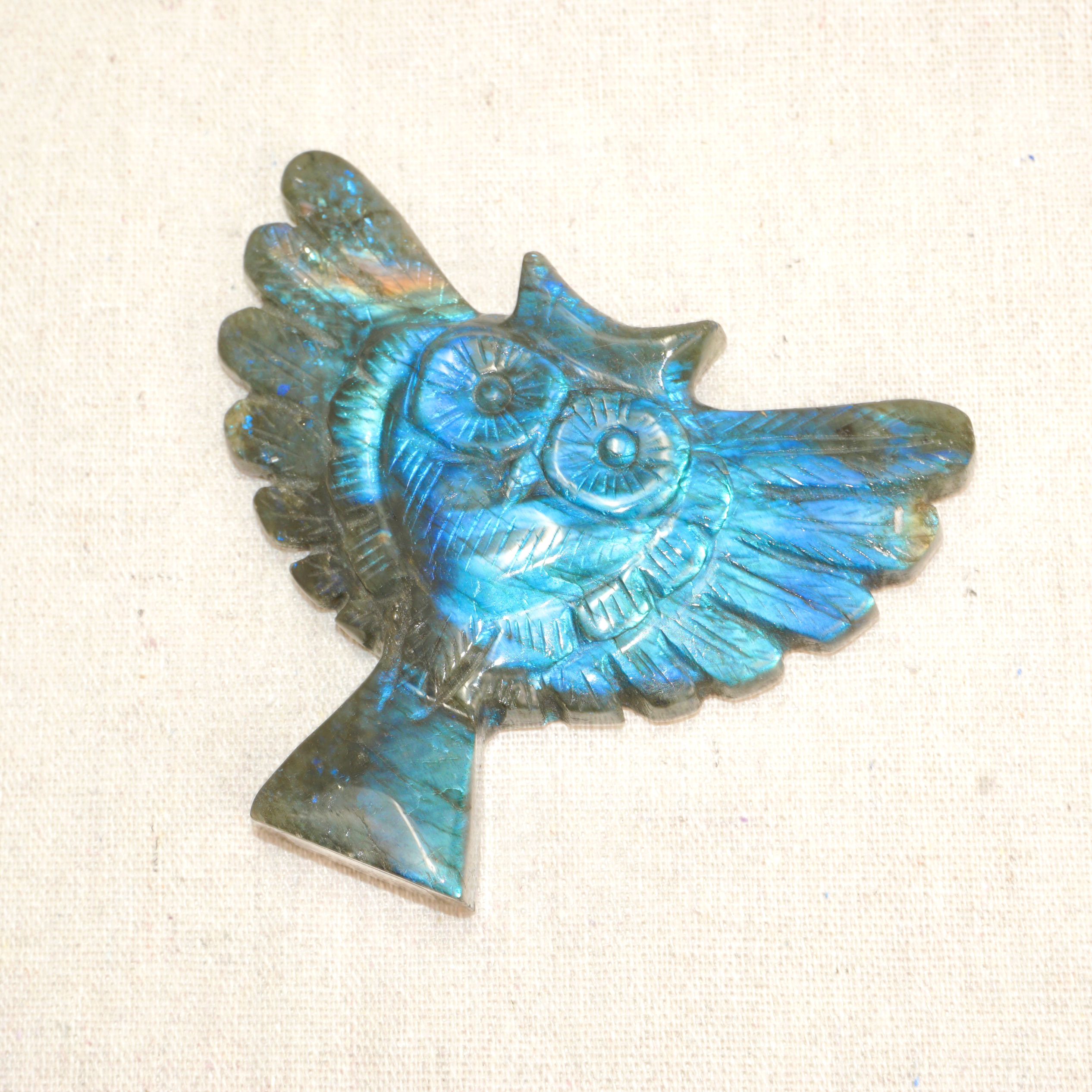 Labradorite Owl 