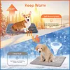 Winter Self Heating Cat Dog Mat Non-Slip & Washable Not Electric Thermal Pet Pad