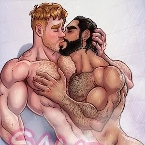 Wet dream ¥ Sexy Bara Art ¥ Nude Art Print ¥ Gay NSFW