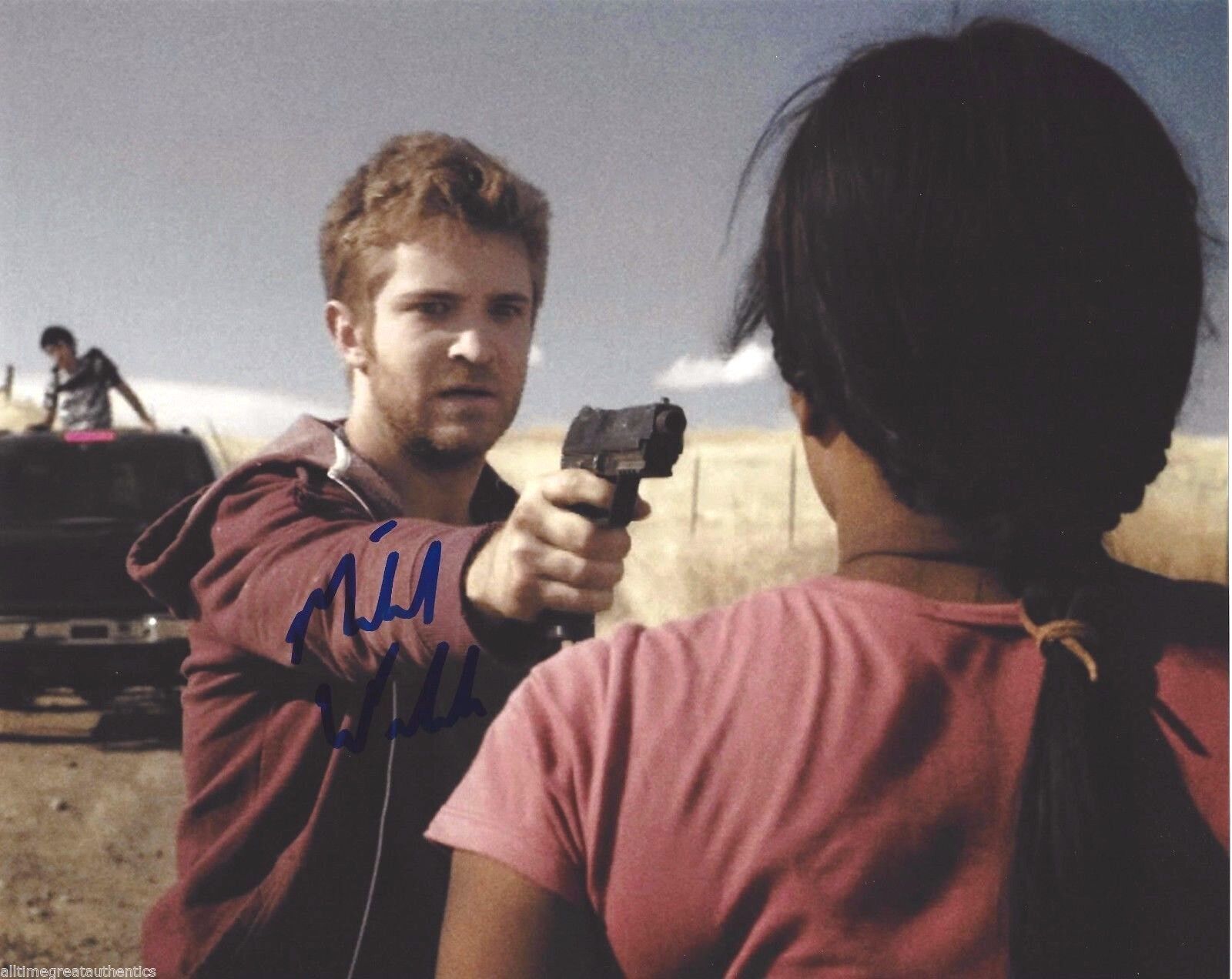 ACTOR MICHAEL WELCH SIGNED JOAN OF ARCADIA 8X10 Photo Poster painting A W/COA LUKE TWILIGHT