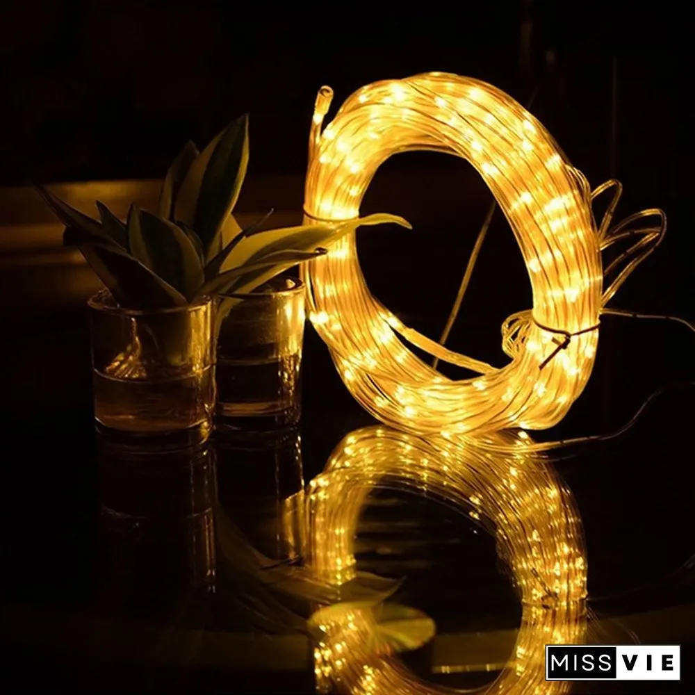 100LED Rope Lights Outdoor, Multi Colored Indoor String Lights with Remote, 8 Modes, Waterproof, 33ft 100LED 50LED USB Powered Fairy Lights for Bedroom, Garden, Patio, Kids Room, Deck, Christmas Decoration