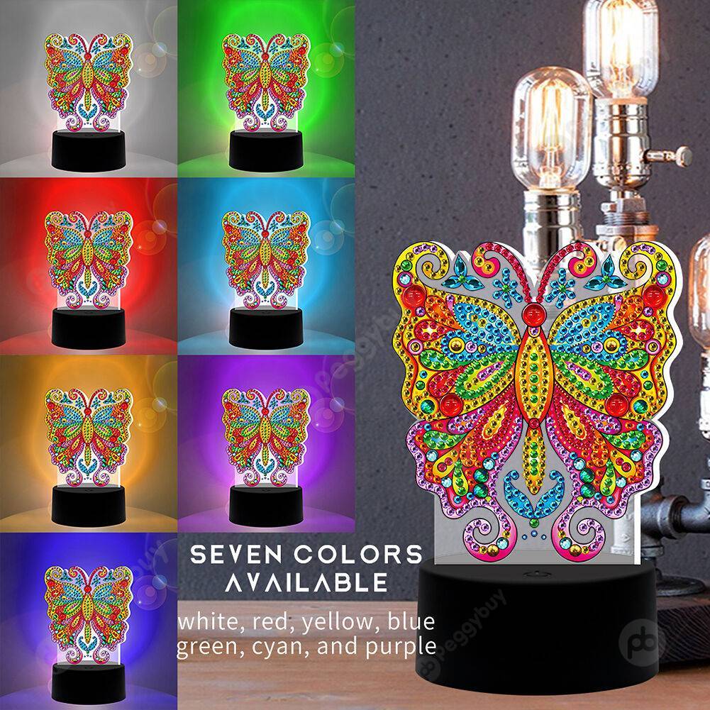 

Butterfly-DIY Creative Diamond LED Lamp, 501 Original