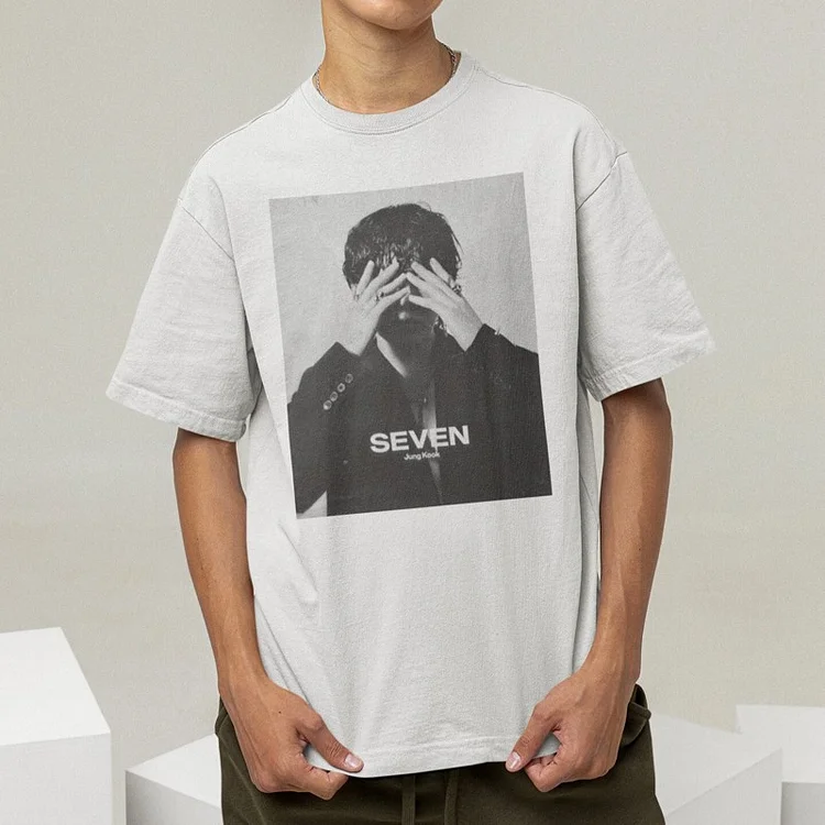 BTS Jungkook Solo Single SEVEN Photograph T-shirt
