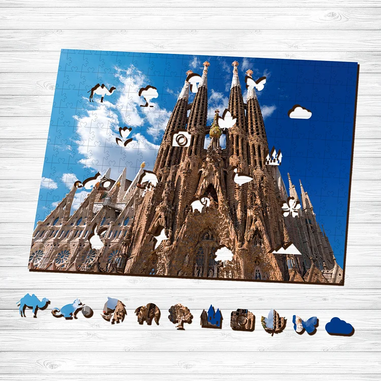 Ericpuzzle™ Ericpuzzle™La Sagrada Familia Wooden Puzzle