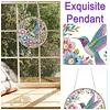 Hummingbird DIY Diamond Painting Pendant Art 9.41x8.78inch