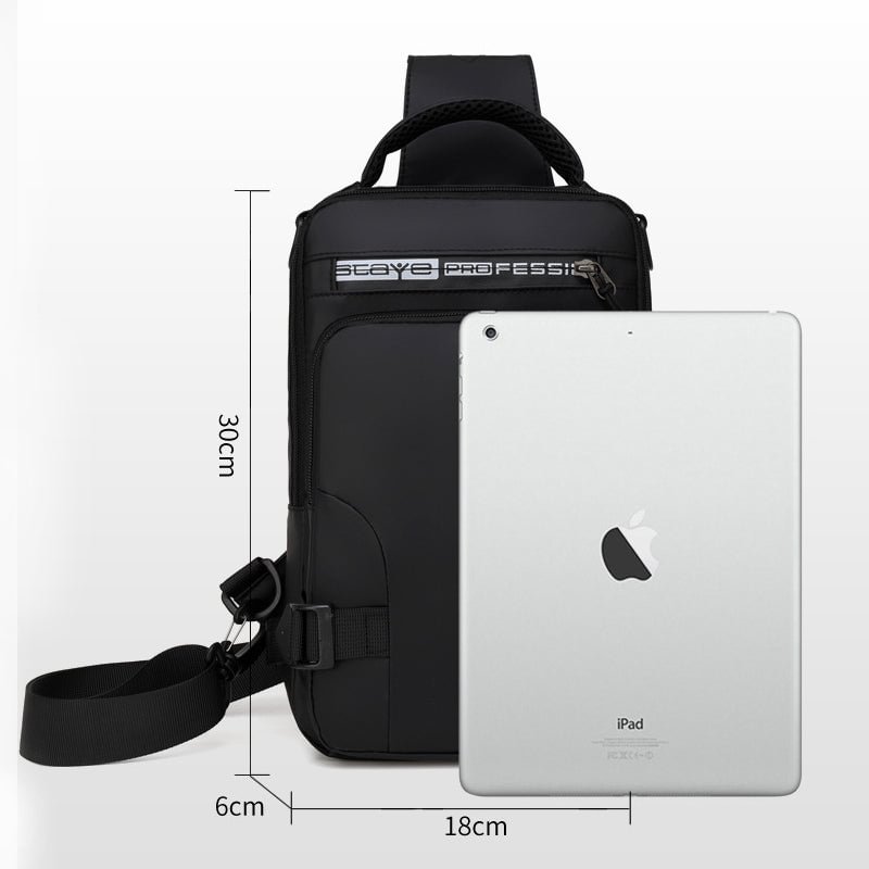 MultiUsage Chest Bag with Charging Port