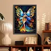 >SALE<5D DIY Full Round Drill Diamond Painting Butterfly Fairy Home Decor 30x40cm