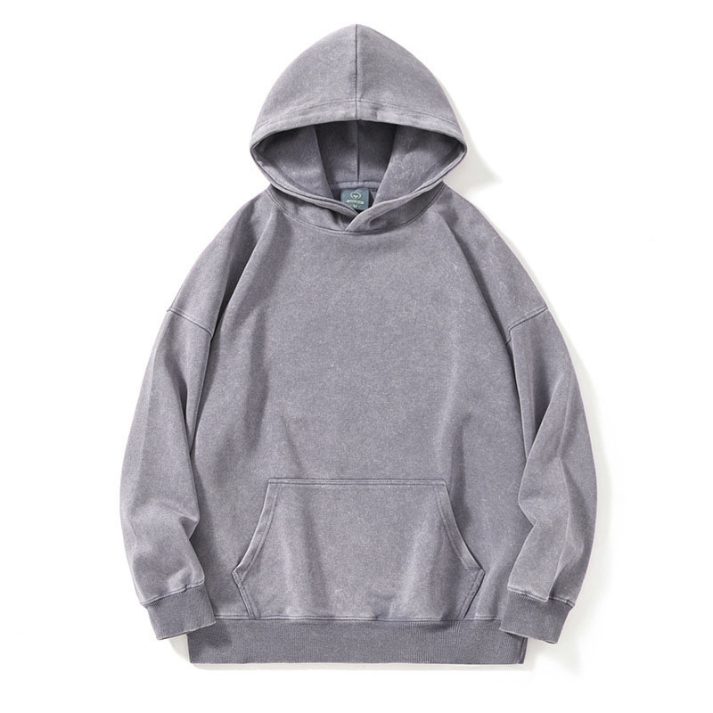 Washed Distressed Pocket Hoodie / Rvogue / Rvogue