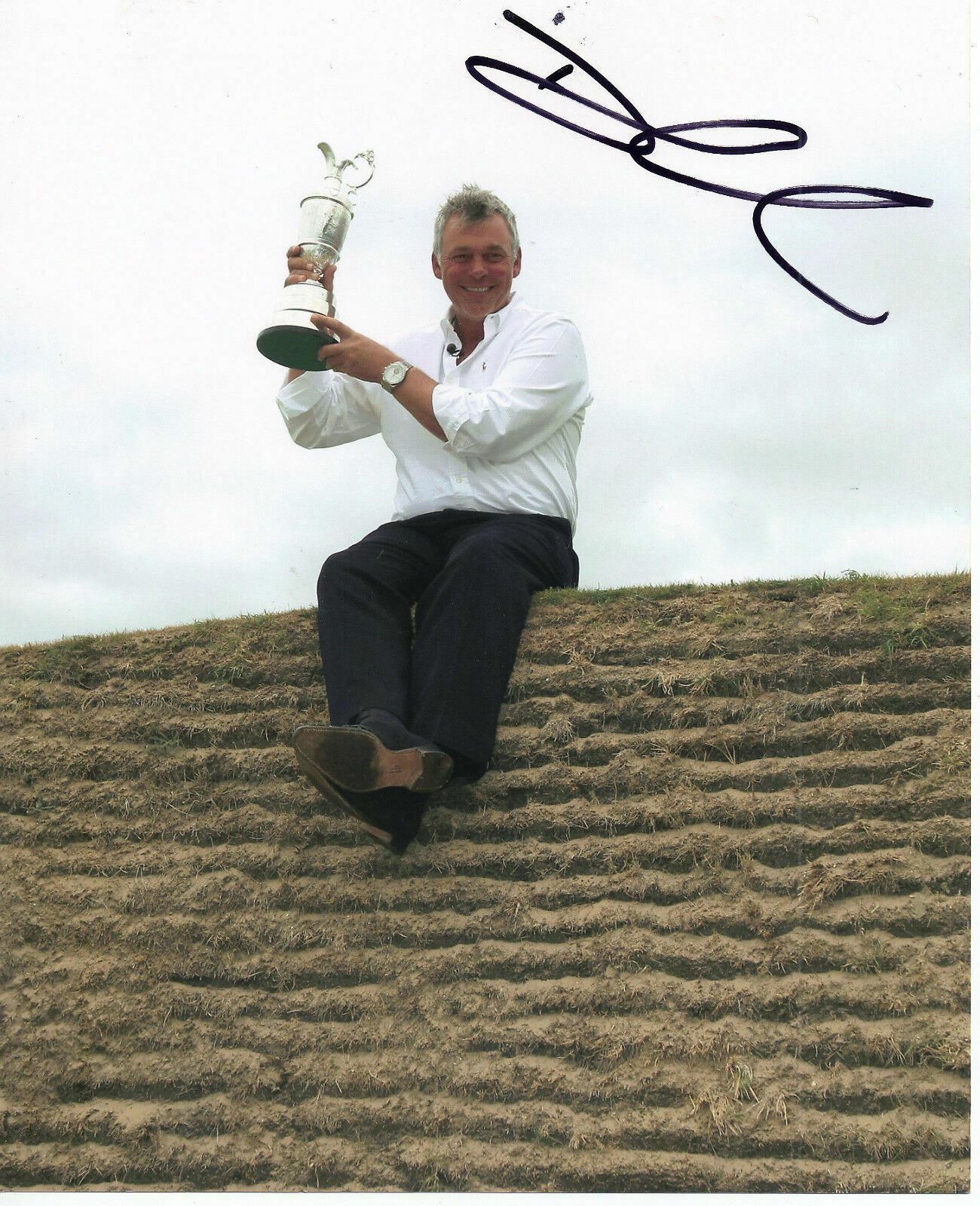 Darren Clarke Genuine Hand Signed 10x8 Photo Poster painting Open Championship 2011 (3021)