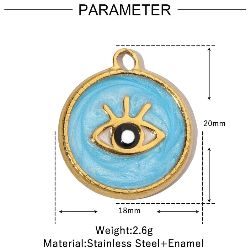 3 PCS/Package 18 * 20mm 18 * 22mm 304 Stainless Steel Geometric Heart Shape Jewelry Accessories Pendant