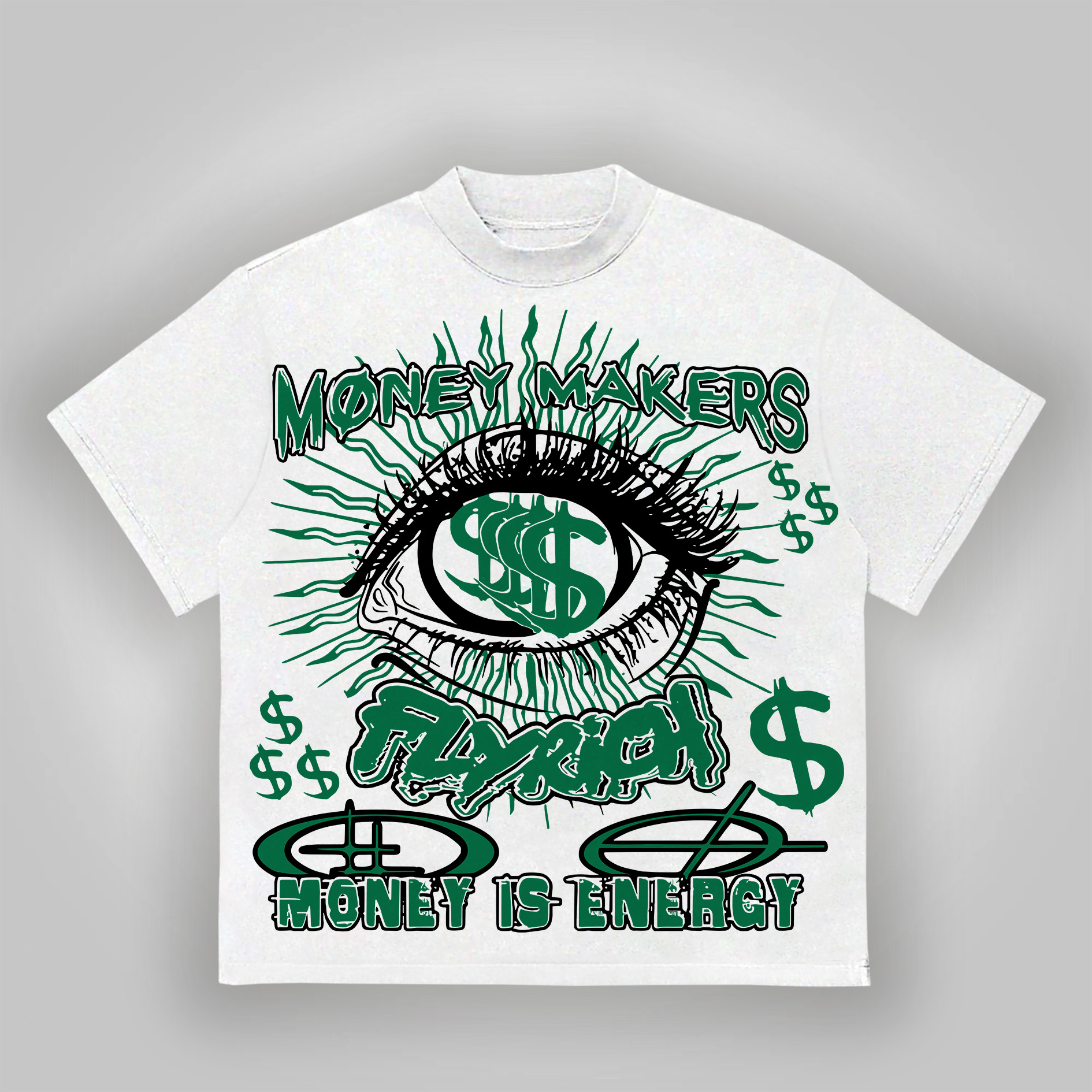 Money Makers Graphics Fly Rich Printed Casual T-Shirt - Sopula｜Premium Graphic Tees & Graphic Clothing