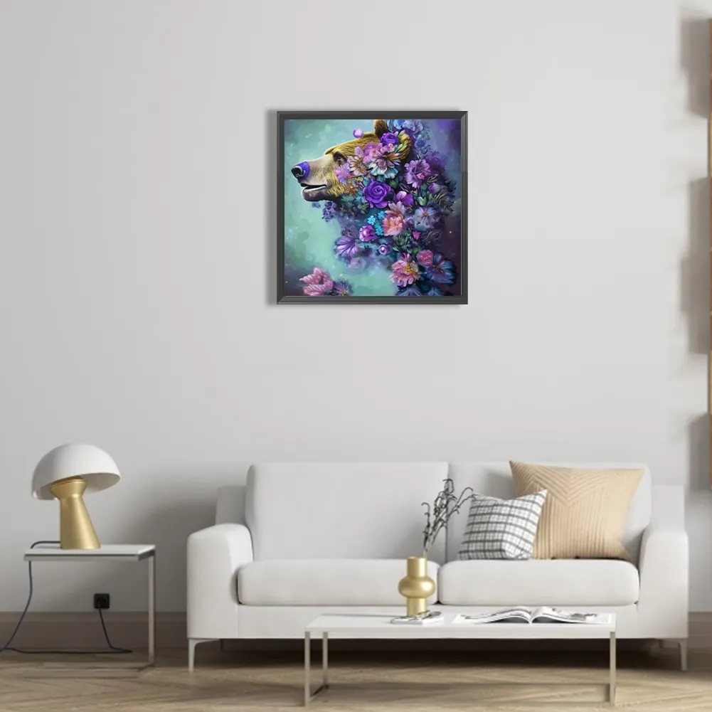 Full Round Diamond Painting 40*40cm - Bear