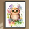 Diamond Painting -DIY Round Drill Owl
