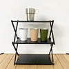 3 Tier Camping Storage Rack Heavy Duty Camping Shelf Rack for Outdoor Activities
