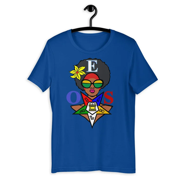 Order of Eastern Star OES Afro Short-Sleeve Unisex T-Shirt