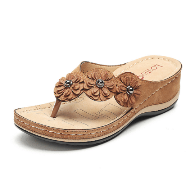 Fleurs légères Clip Toe Sandales