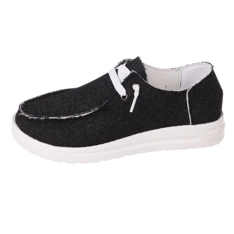 Solid Leopard Breathable Casual Sneakers Woman Flats 2022 Women Sneakers Canvas Shoes Spring Lace Up Round Toe Women Flat Shoes