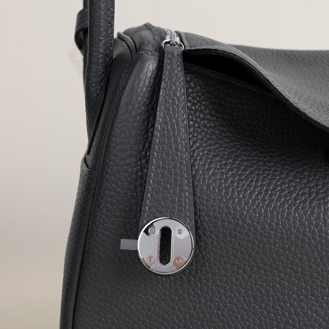 Lindy 26cm Clemence leather H0 Gris misty&nbsp; PHW