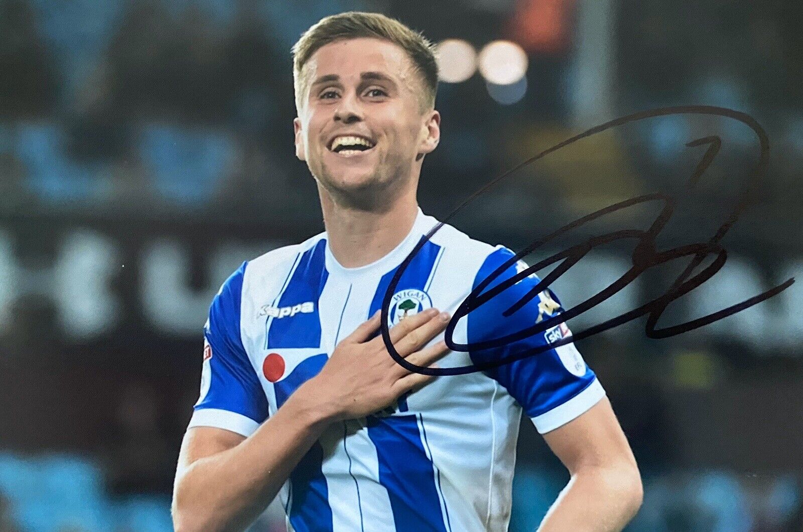 Ryan Colclough Genuine Hand Signed 6X4 Photo Poster painting - Wigan Athletic 2