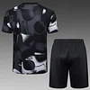 2025/2026 Corinthians pre-match training Black Inkjet Shirt+Shorts 1:1 Thai Quality