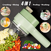 4 in 1 Portable Electric Vegetable Cutter Set (50% OFF)