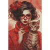 uk.everydayedeals (Limited Stock)Diamond Painting - Round AB Drills - Ice Cream Girl(45*65cm)