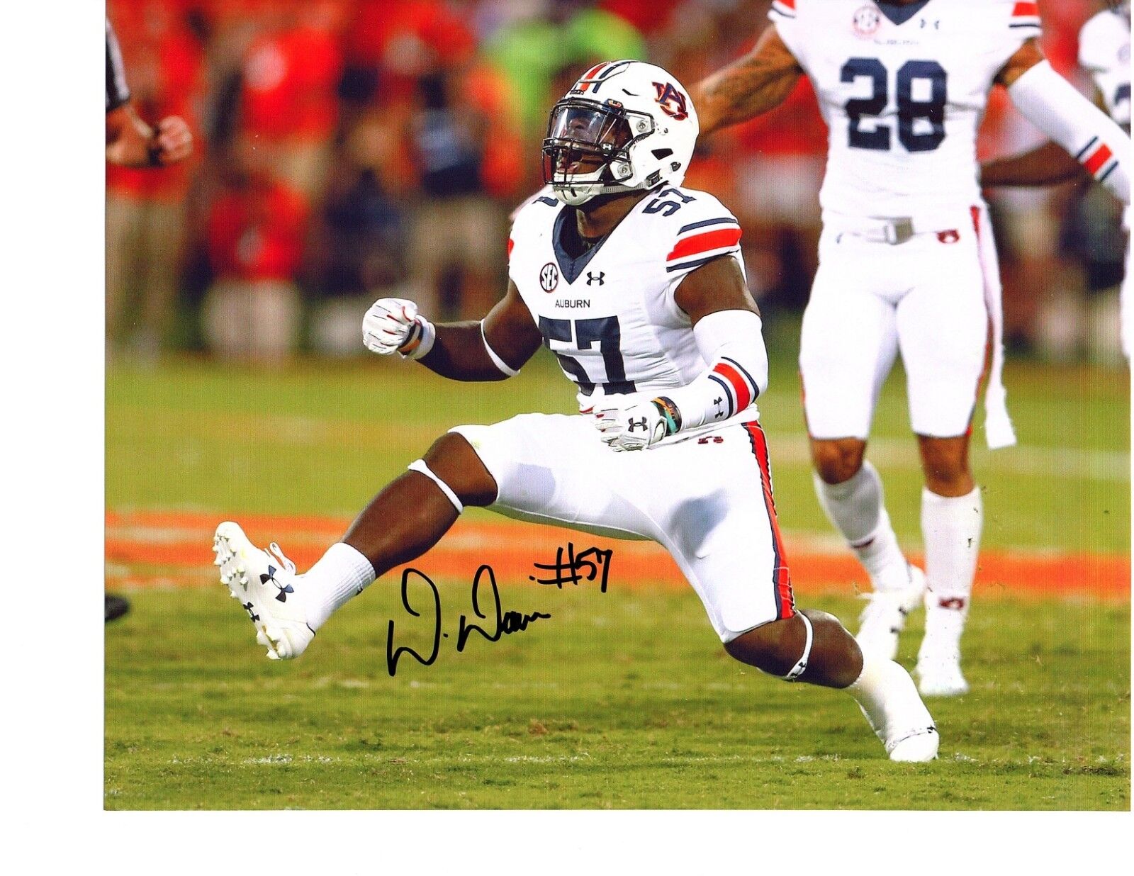 DeShaun Davis Auburn Tigers signed autographed 8x10 football Photo Poster painting War Eagle d