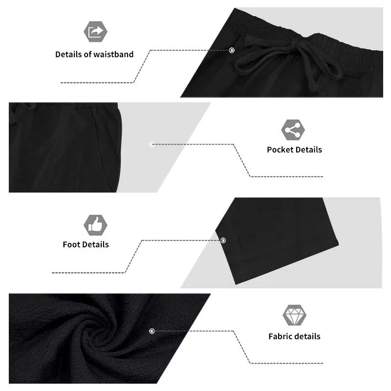 Men’s Summer Short Sleeve Shirt Set Lightweight Premium Linen Hooded Shirt & Loose Straight-Leg Pants Set