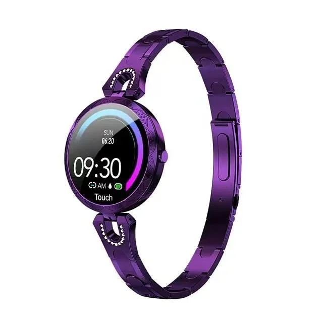 Waterproof Smart Fitness Bracelet w/ HR & BP Monitor For Women