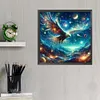 >SALE<5D DIY Full Round Drill Diamond Painting Hawk Kit Home Decoration 30x30cm