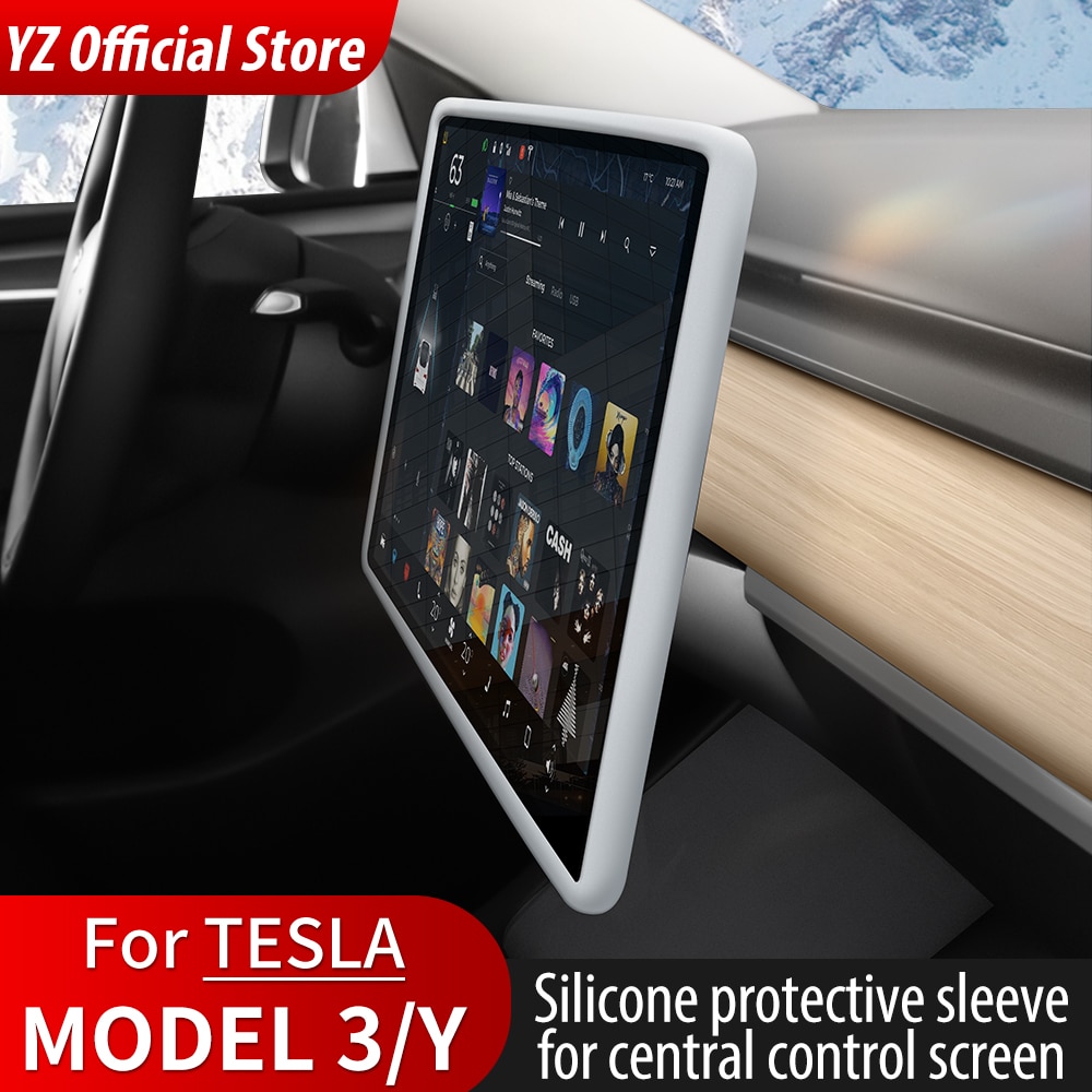 Screen Protective Film for Tesla Model Y 3 Highland 2024 Rear Row Center  Control Touch Screen Tempered Glass Film Accessories
