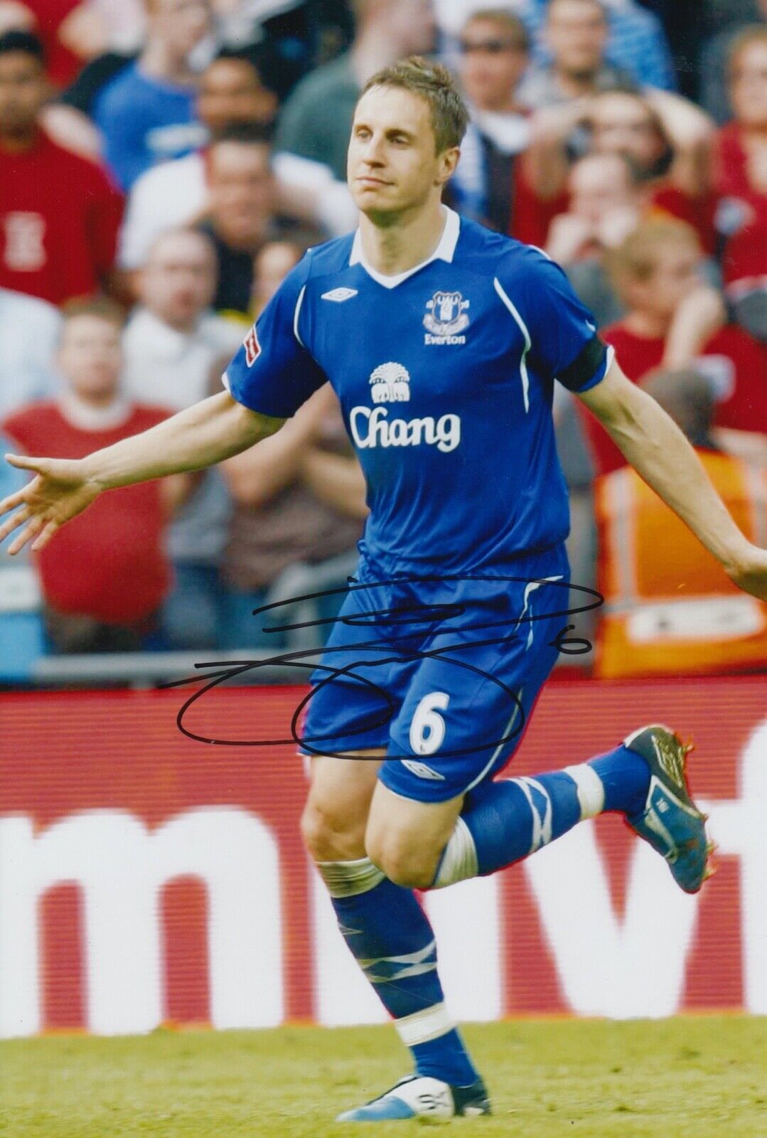 Phil Jagielka Hand Signed 12x8 Photo Poster painting - Everton Autograph Football 3.