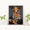 >SALE<Full Embroidery Eco-cotton Thread 14CT Counted Dog Cross Stitch Artwork (RA505)