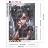 Diamond Painting-DIY Full Round Drill Cute Pet Girl