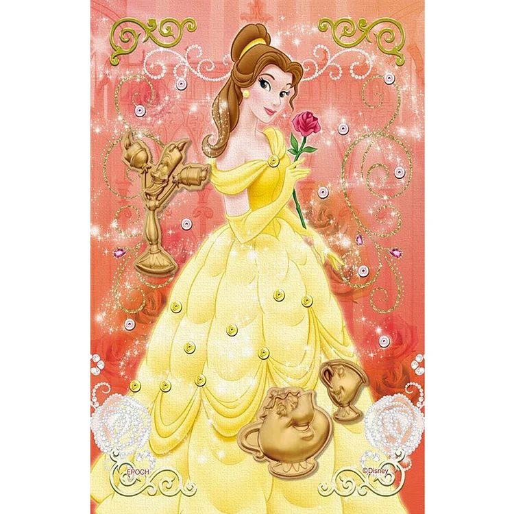 DIY 5D Crystal Rhinestone Diamond Painting Kit - Disney Princess