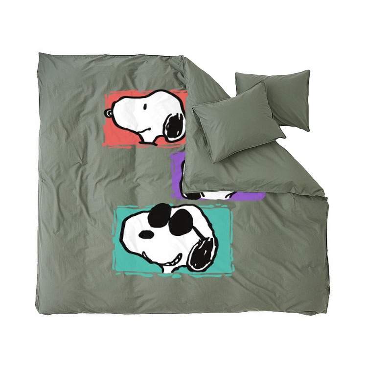 Different Mood, Snoopy Duvet Cover Set