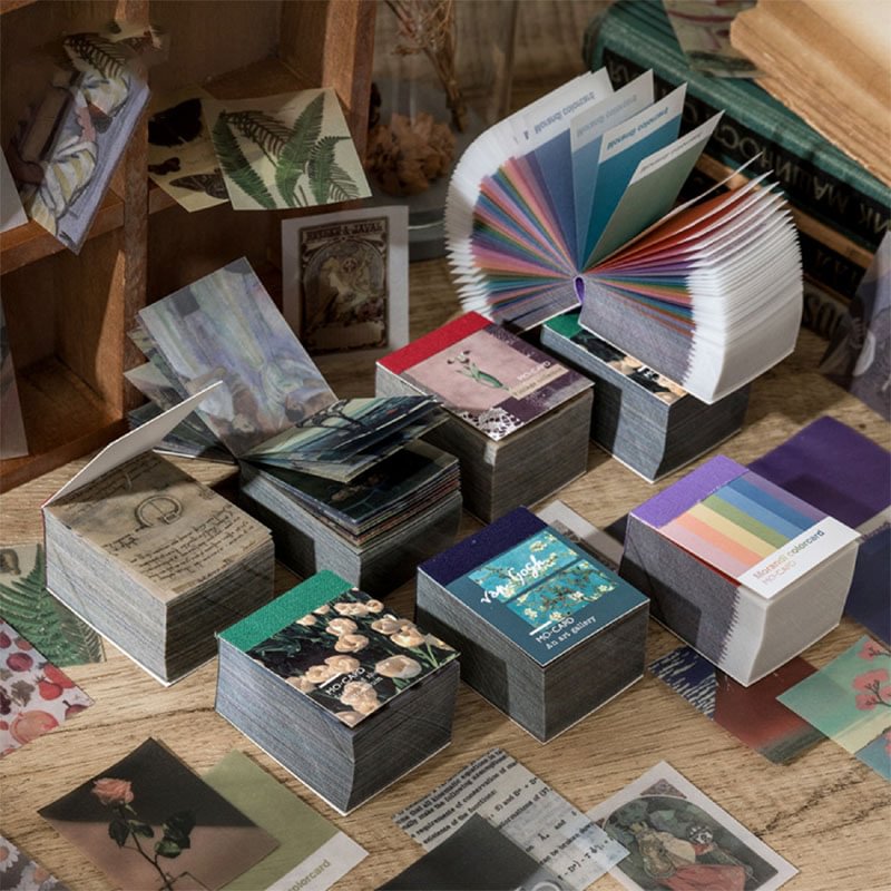366 Pieces In 4 Types Sulfuric Acid Paper Material Book -Himinee.com