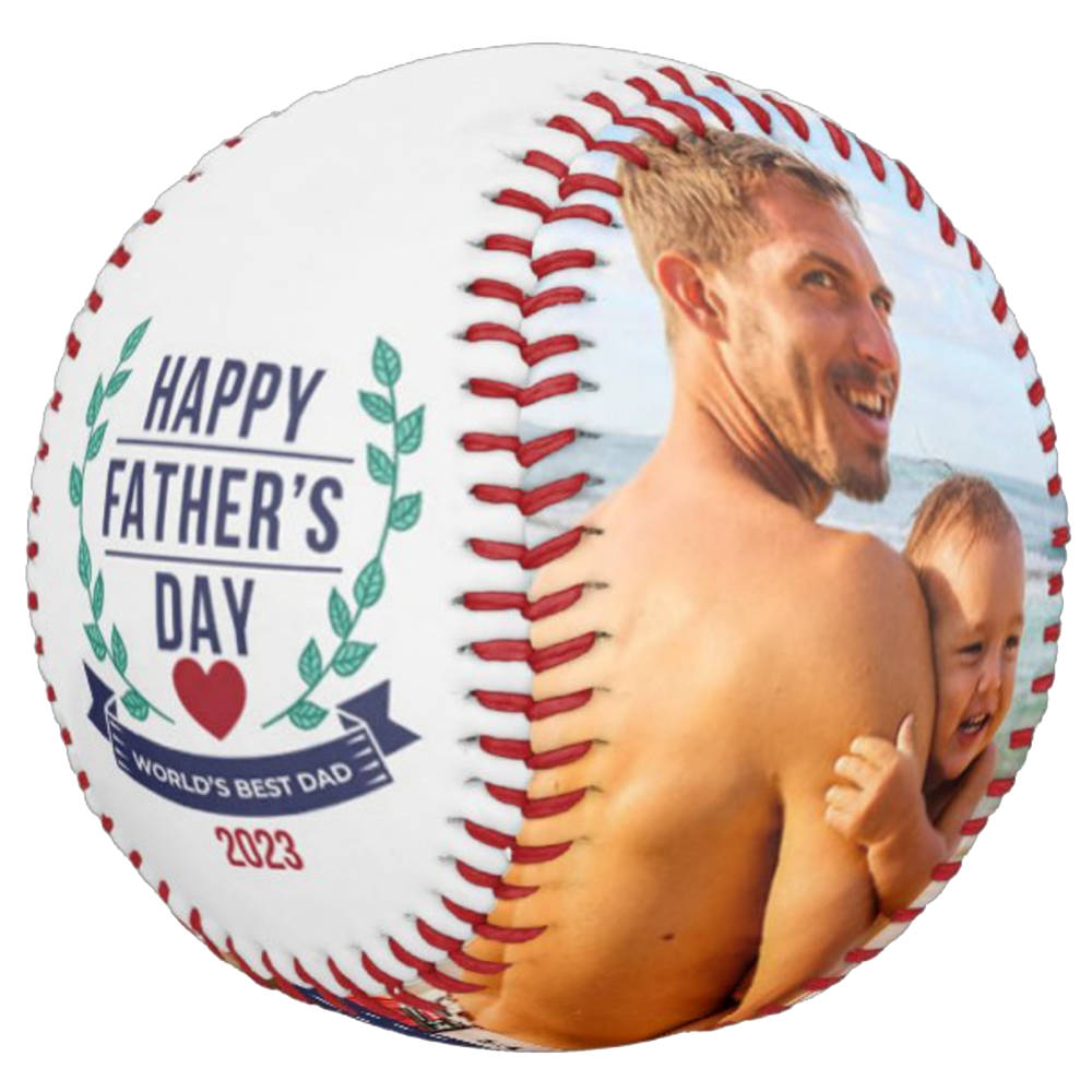 Custom Baseball And Softball Fathers Day Gift - Emblem