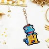 Diamond Painting Dinosaur Letters H Double Pendant