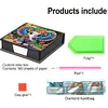 Elephants PU Diamond Painting Notecard Box 5D DIY Diamond Art Note Box