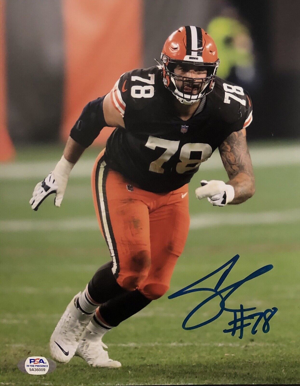 Jack Conklin Signed Autographed Cleveland Browns 8x10 Photo Poster painting Psa/Dna